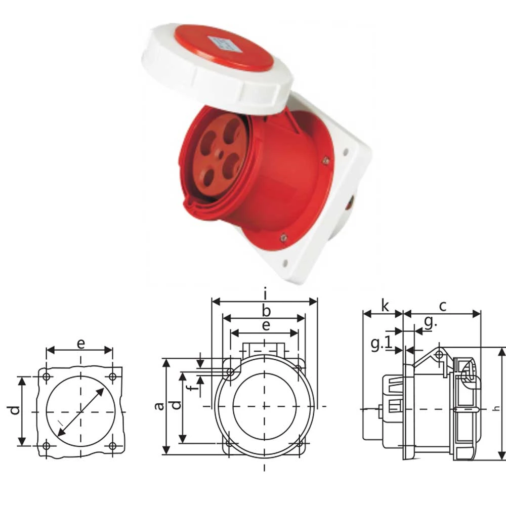 125a industrial socket