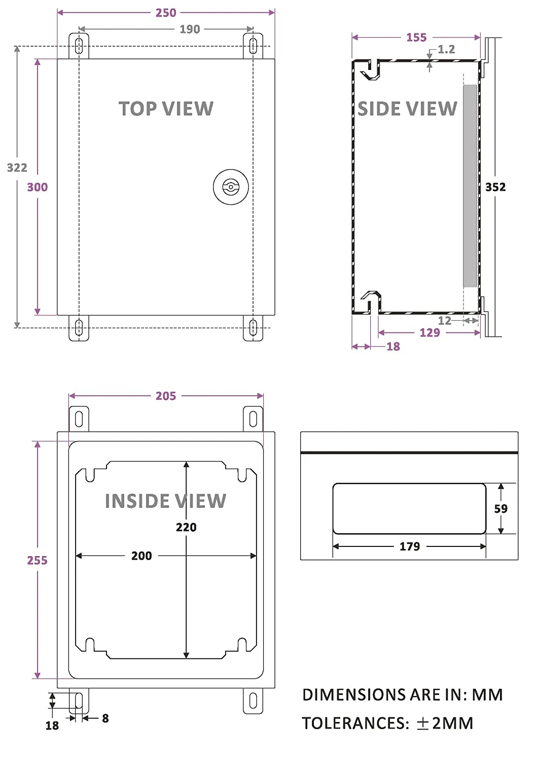 metal electric meter box 1 